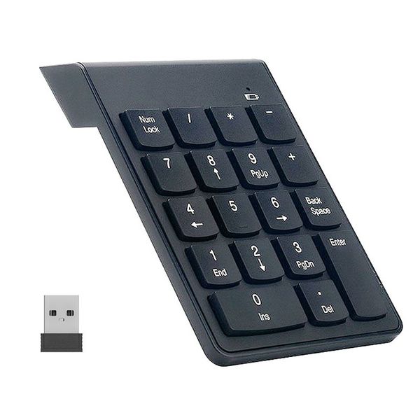 

keyboards erilles small-size 2.4ghz wireless numeric keypad numpad 18 keys digital keyboard for accounting teller lapnotebook tablets