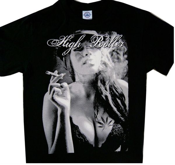 

new tshirt high roller blunt roll bad t-shirt girl blunt t-shirt short sleeve fashion t shirt
