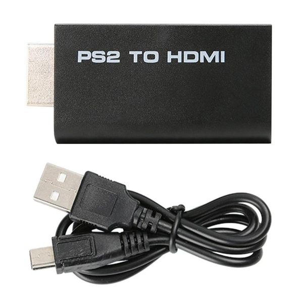 

mini for ps2 to hdmi video converter adapter with 3.5mm audio output for hdtv pc support plug and play