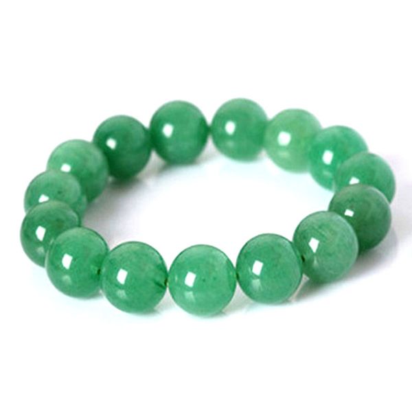 

beaded, strands green stone bracelet quartz charm men women diy natural healing beaded bracelets jewelry wholesale, Black