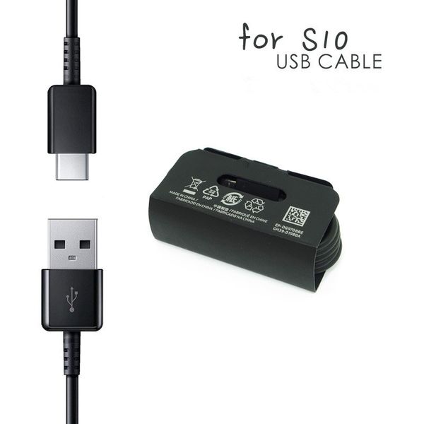 

oem quality type c usb cable 1m 3ft 2a fast charging quick charger cord type-c for galaxy s10e s10 plus s9 s8 note7/6 ep-dg970bb