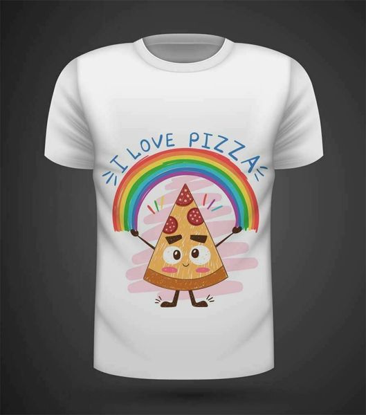

i love pizza boys t-shirt girls t-shirt new funny tee shirt