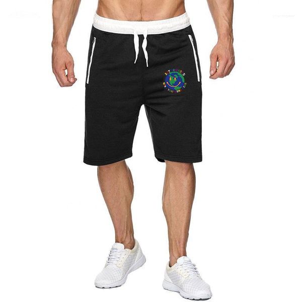 

mens summer sports half elastic waist beach shorts pantalones hommes tsa shorts, White;black