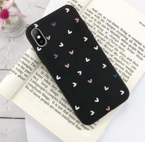 

silicone love heart phone case for iphone 11 pro x xr xs max 7 8 6 6s plus 5 5s 2020 candy color