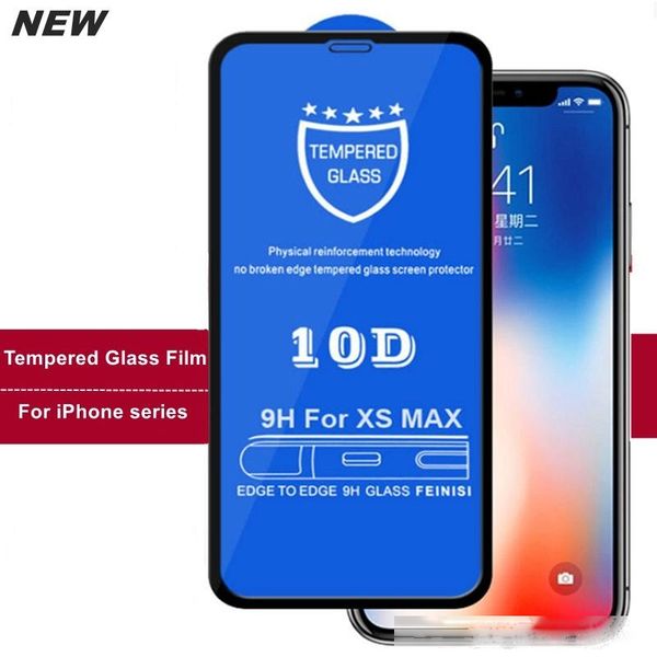 

screen protector tempered glass film 9h 10d hd full screen tempered glass screen protector for iphone 11 series iphone 7 8 xr xs