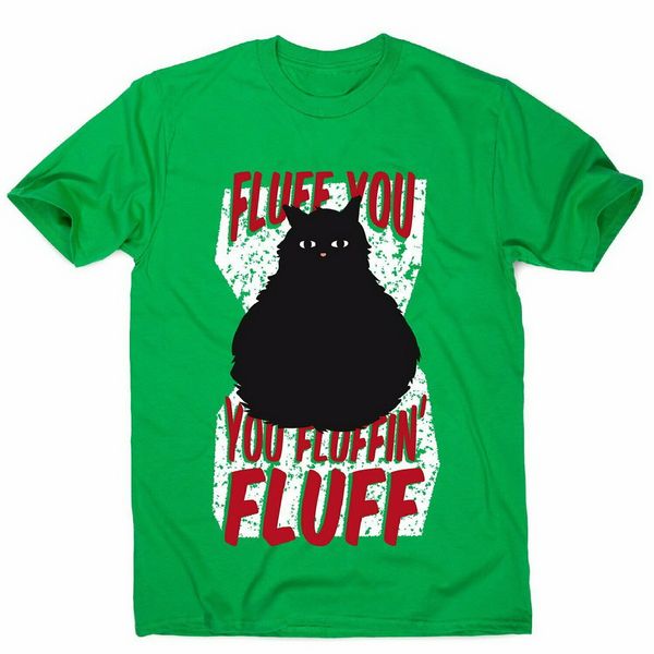 

fluffy - men's funny premium t-shirt cool tee shirt