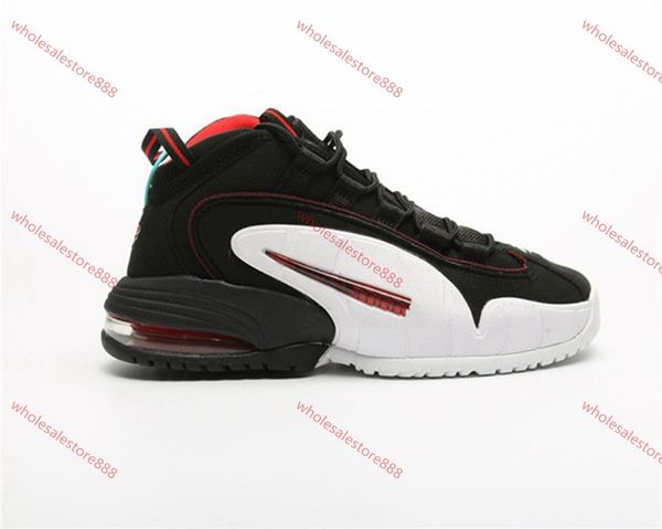 

2020 new release penny hardaway classic men's basketball shoes men's sneakers running shoes, Black
