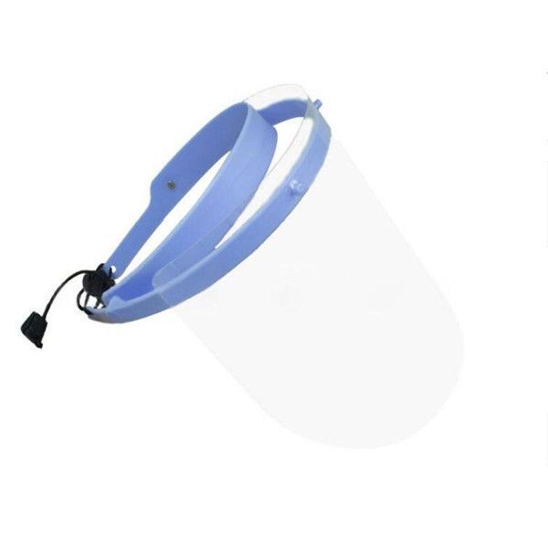 

fog 10pcs full anti-droplets face masks dust face shield protective cover pet transparent face eyes protector safety mask adjustable1