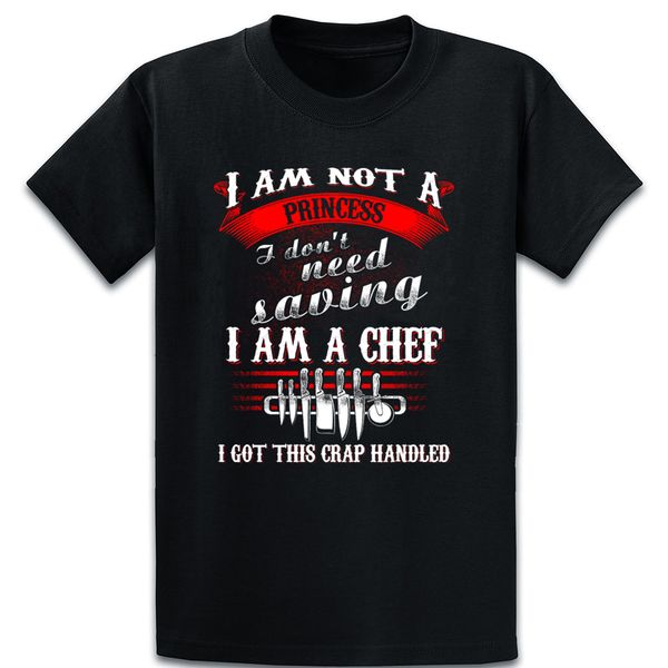 

chef chef funny chef skull and cleavers swedish t shirt short sleeve clothes loose o neck building printing family shirt