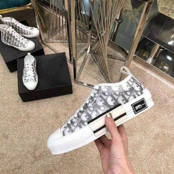 

2020 new high sneakers homme jones men women fashion designer casual shoes b23 skateboard shoes b22 b24, Black
