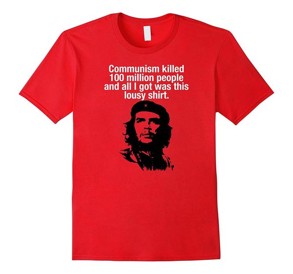

2019 fashion men t shirt official anti communism che guevara shirt
