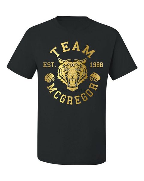 

team mcgregor tiger conor mcgregor t shirt fitness tee shirt
