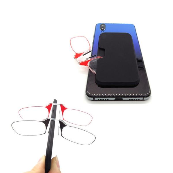 

sunglasses ultralight vision reading glasses for women man with box patent nose clip easy to carry clear mini portable diopter, White;black