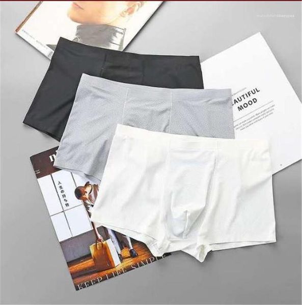 

талия боксеры stretch мужские трусы мужской одежда плюс размер сплошной цвет дышащий mens конструктора нижнее белье средний, Black;white