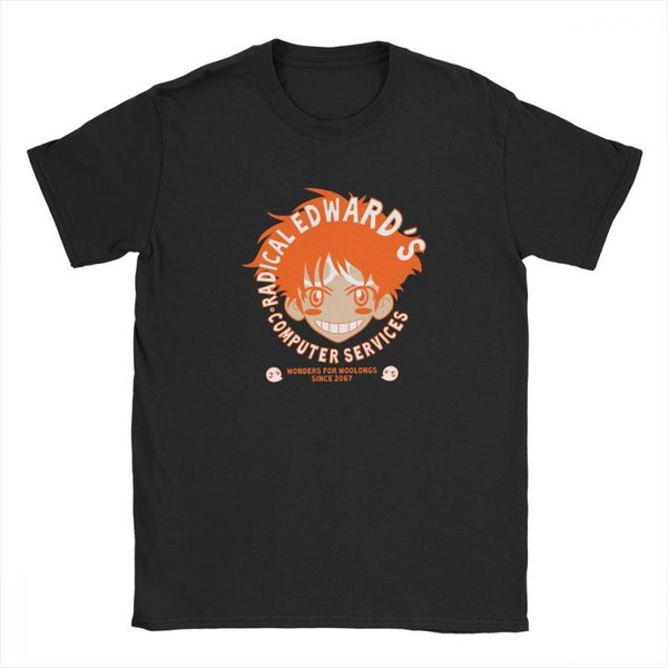 

men radical computer services cowboy bebop t shirt space anime spike t-shirt manga jet faye 100% cotton short sleeve tee shirt