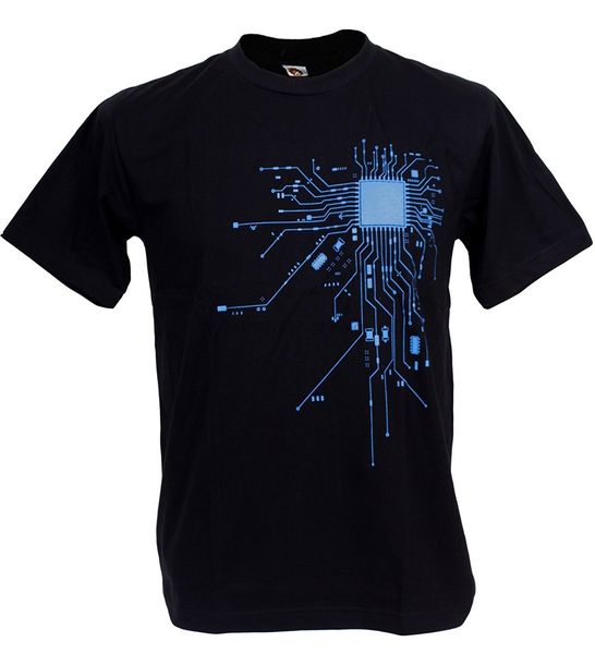 

men cpu chipset heart hardware graphic art digital t-shirt
