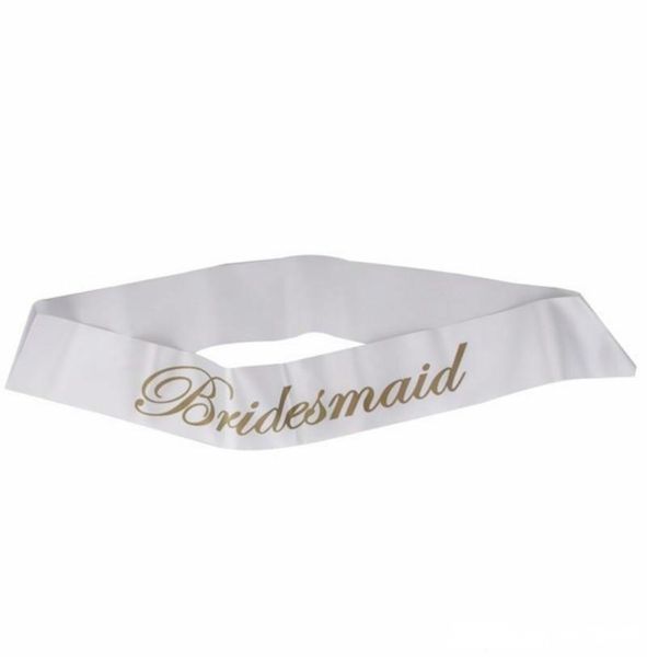 

new for bachelorette women sashes gold letter bride to be satin sash bridal shower wedding hen party decoration supplies creative
