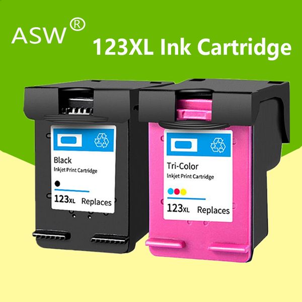 

ink cartridges asw 123 for 123xl cartridge deskjet 1110 1111 1112 2130 2132 2134 officejet 3830 3831 3832 3834 printer