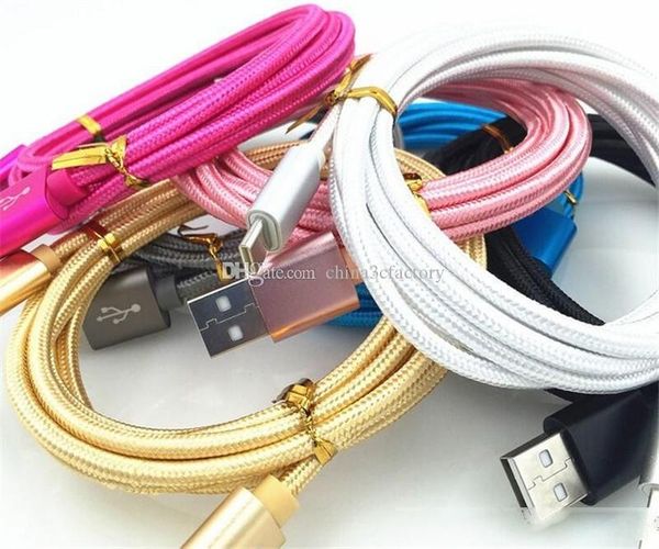 

1m 2m 3m micro usb cable braided charger cord data sync wire for samsung galaxy s4 s7 s6 edge note