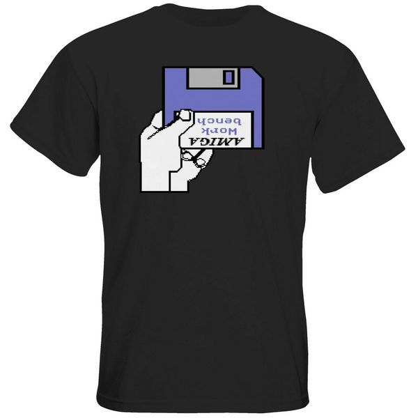 

getshirts-best of-t-shirt-retro gaming-amiga дискета плюс размер одежды t-shirt