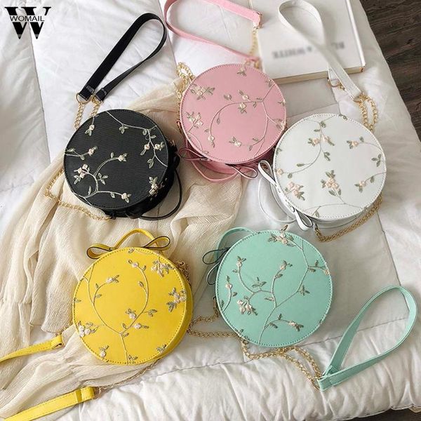 

ocardian handbags women's shoulder bags floral lace fresh handbag crossbody bag fashion shoulder small round bag bolso mujer o15