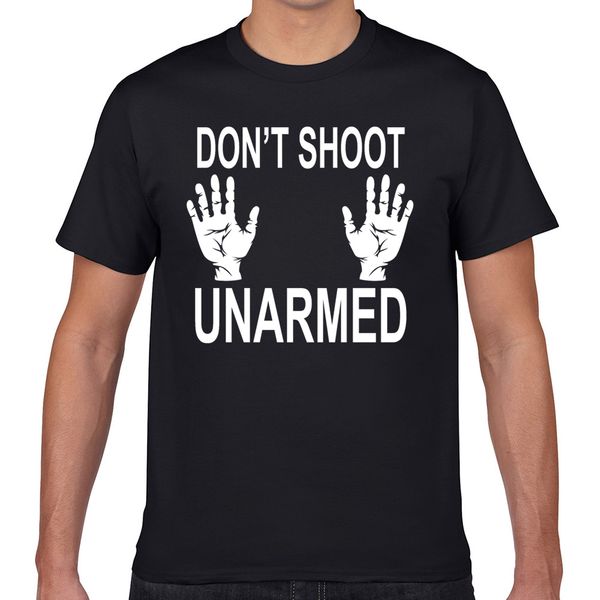 

t shirt men dont shoot basic black geek custom male tshirt xxxl