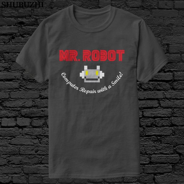 

summer cool funny t-shirt mr robot mr. robot computer repair with a smile t-shirt summer