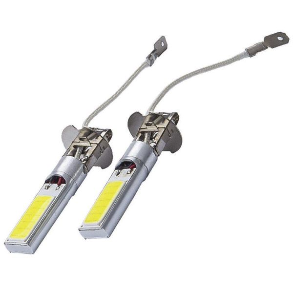 

1pc h3 cob 5w led conversion kit bulbs 7500k driving fog lights lamp white