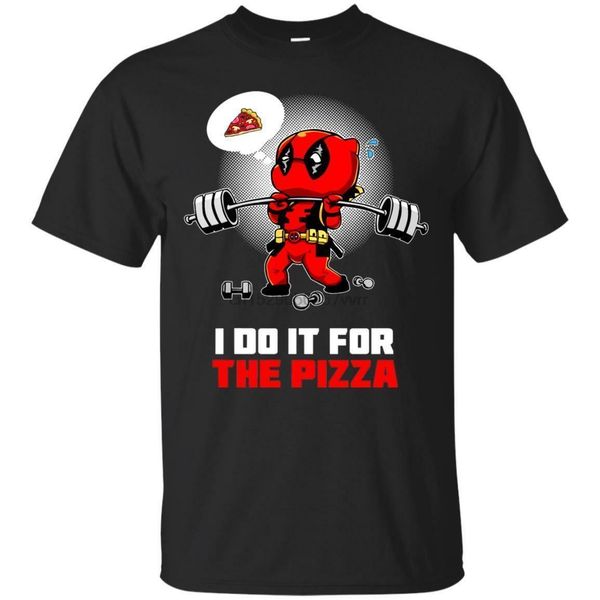 

gymmer i do it for the pizza chibi смешная черная футболка s-5xl (1