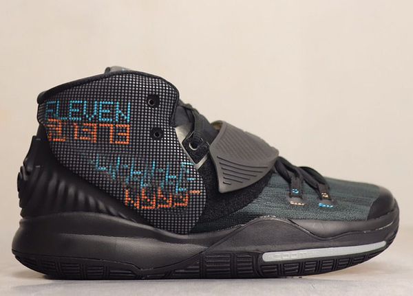 

2020 latest 7-12 highest quality kyrie 6 designer sneakers men chaussures sports running basketball shoes platform, Black