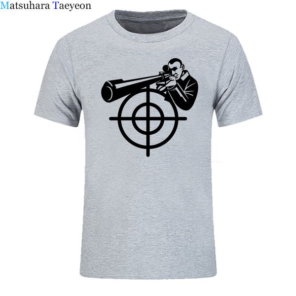 

cool sniper t shirt men brand clothing summer 100% cotton solid t-shirt mens casual tshirt male short sleeve plus size