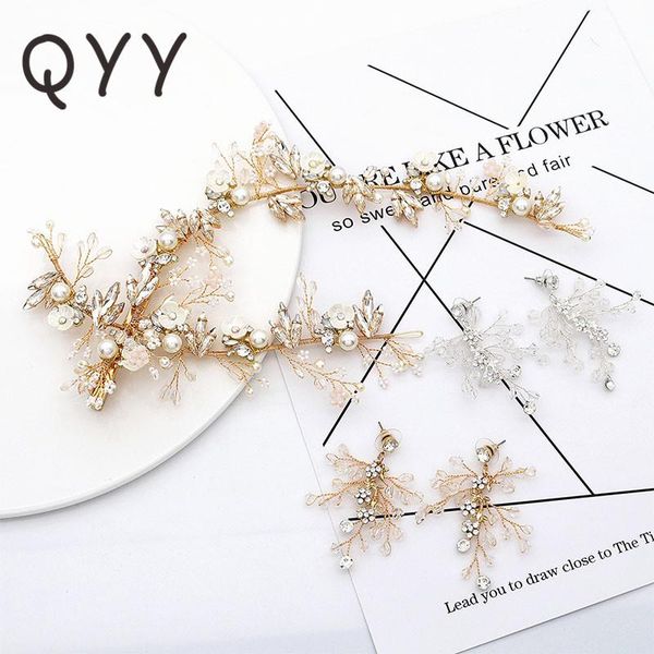

for pins and hair fashion jewelry flower qyy wedding accessories jewelry earrings women pearl crystal hair party wedding qsyfy homes2011