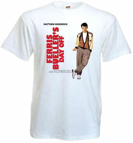 

ferris bueller day off v.1 t-shirt white poster all sizes s...5xl