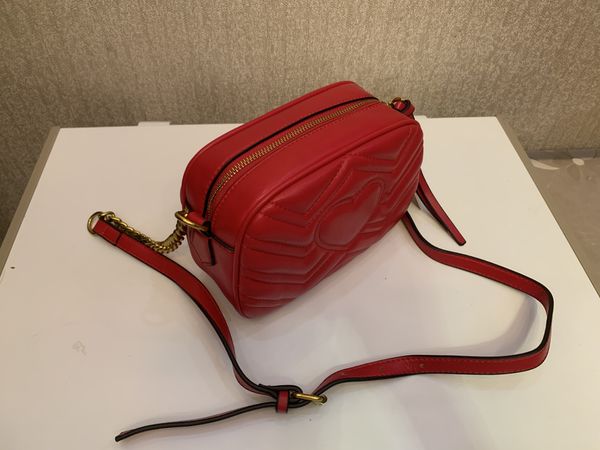 

luxury popular women 21cm gold chain shoulder bags crossbody soho bag disco handbag small designers handbags most w bjwd, Red;black