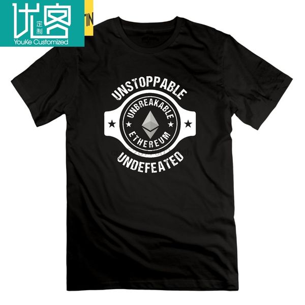 

ethereum blockchain crypto currency t shirts short sleeve 100% cotton funny tees 4xl crewneck men t-shirts plus size