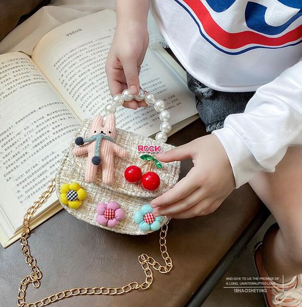 

2020 Children Little Bag Girl Cute Chain Shoulder Bags Baby Fashion Crossbody Mini Girl Handbags