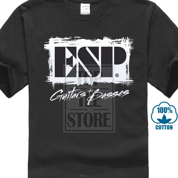 

men t shirt esp guitars + basses black clothing t shirt novelty tshirt women cartoon hip hop shirt