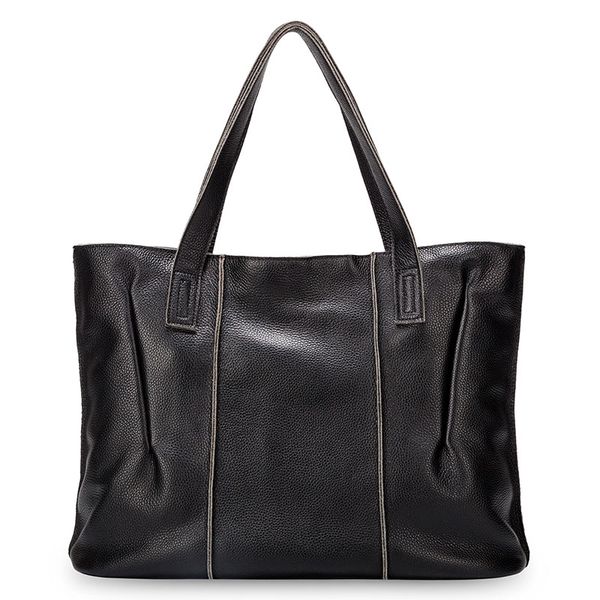 

shoulder bags yilunxi woman's high-quality handbag woman high volume carrying strap soft leather tote suitable for ladies shopping lady
