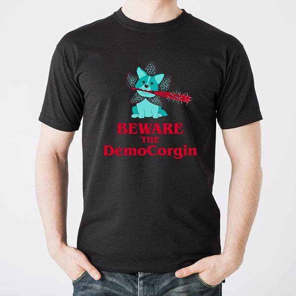 

male tee beware the democorgin men's short sleeve t shirt