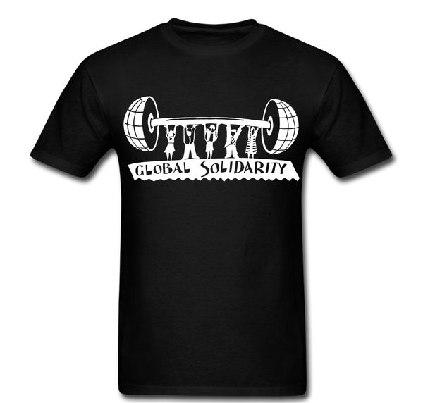 

2019 new men's global solidarity work together achieve tee t shirt summer fashion