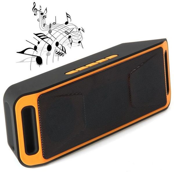 

bluetooth speaker v2.1 stereo bass support hands-call microphone fm radio aux usb tf card input mp3 car gift