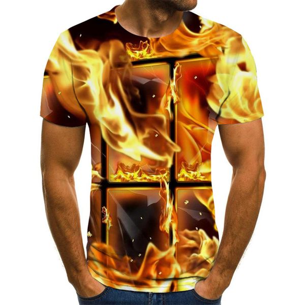 

new wild male size 3d print shirts oversized horror kawaii men clothing
