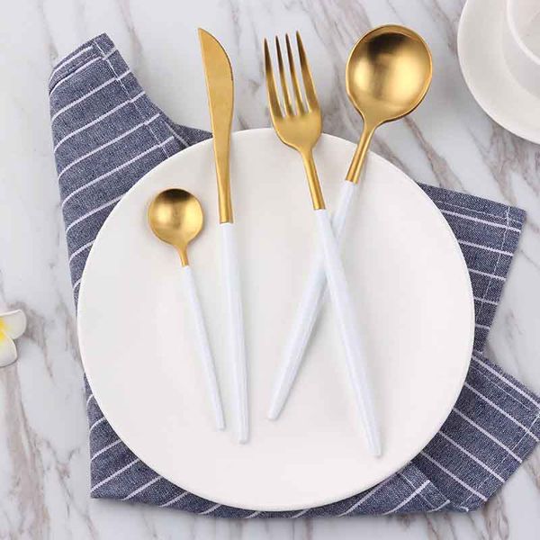 

party favor 1set lot stainless steel fork spoon knife set kitchen tool wedding birthday anniversary bridal shower event decoration