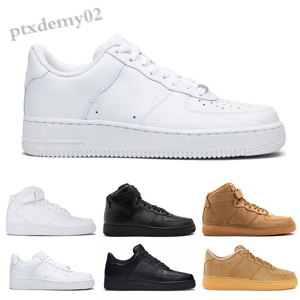 

2019 forcs one fashion cork men women 1 casual shoes high and low cut all white black brown casual shoes size 36-46 tl06