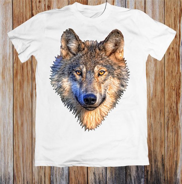 

волчья голова мужской t-shirt new unisex смешной tops футболочку