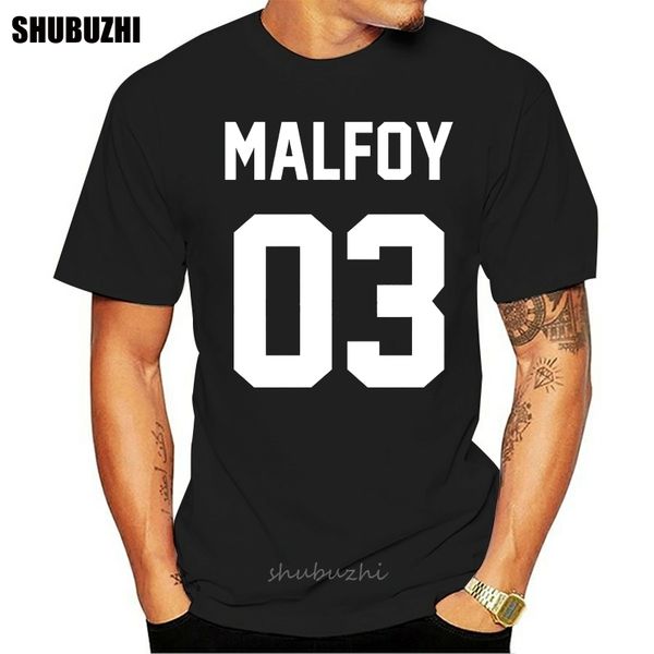

draco malfoy t-shirt malfoy 03 shirt print on back side t shirts cotton tshirt men summer fashion t-shirt euro size
