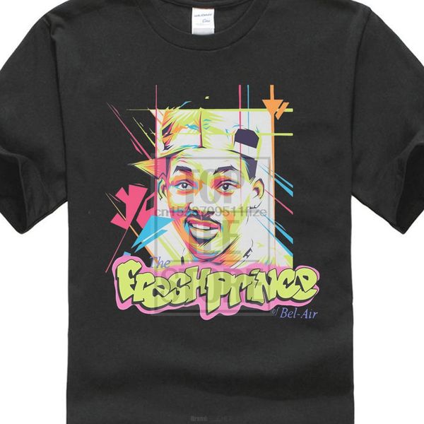 

свежий принц bel air t-shirt will smith 1990 s mans уникальный хлопок короткие рукава o-образным вырезом майка удобная топ tee
