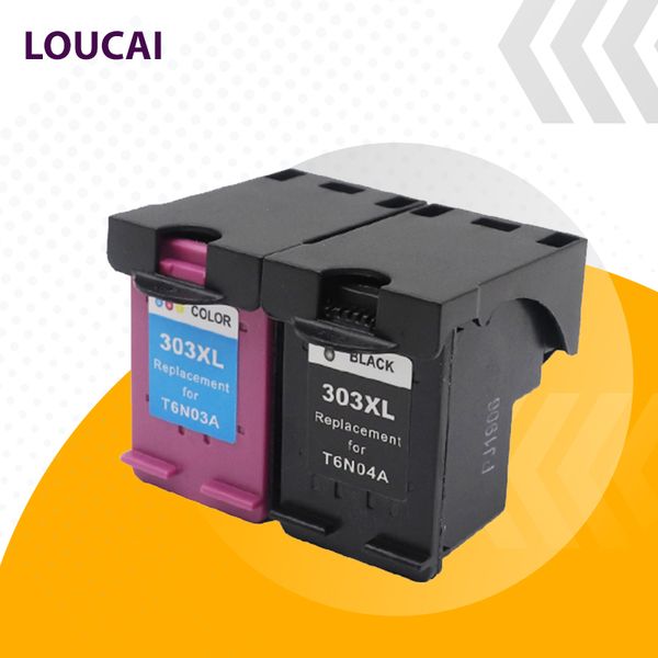 

ink cartridges for 303 bk and color cartridge compatible envy 6220 6222 6230 6234 6252 6255 7120 7130 7132 7155 printers