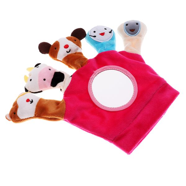 

фарм zoo животных finger марионетки игрушки мальчики девочки babys party bag филлер