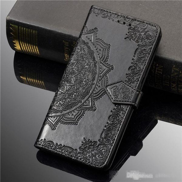 

wholesale new embossed phone case business flip wallet case for iphone xs max case 6 7 8 plus x xr with retail box